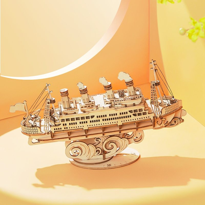 Wooden Ship Puzzle