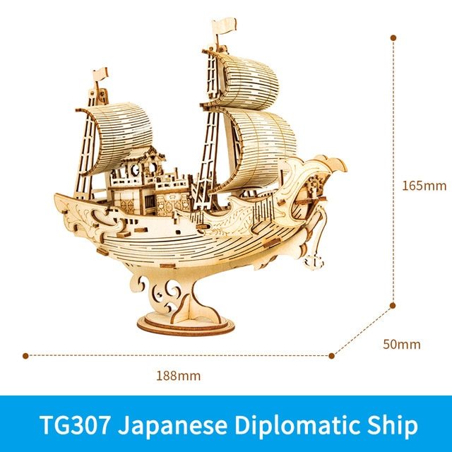 Wooden Ship Puzzle